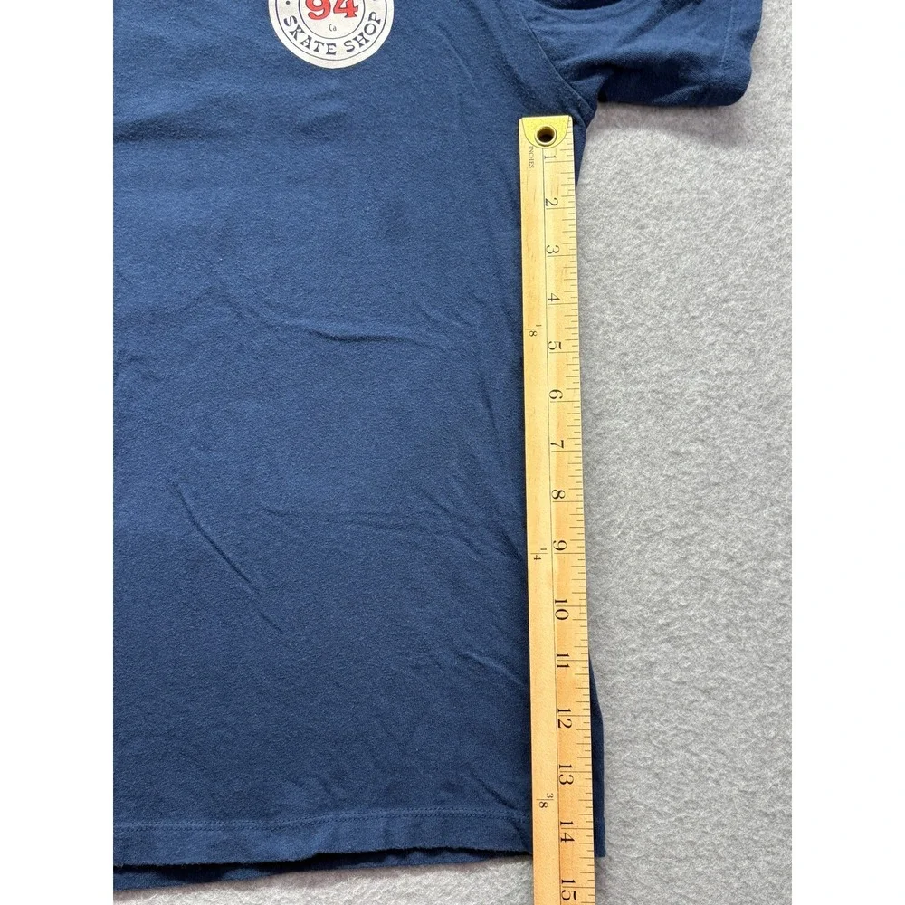 Old Navy Skate Shop Graphic Tee Navy Blue Boys XL 14-16 Short Sleeve T-Shirt